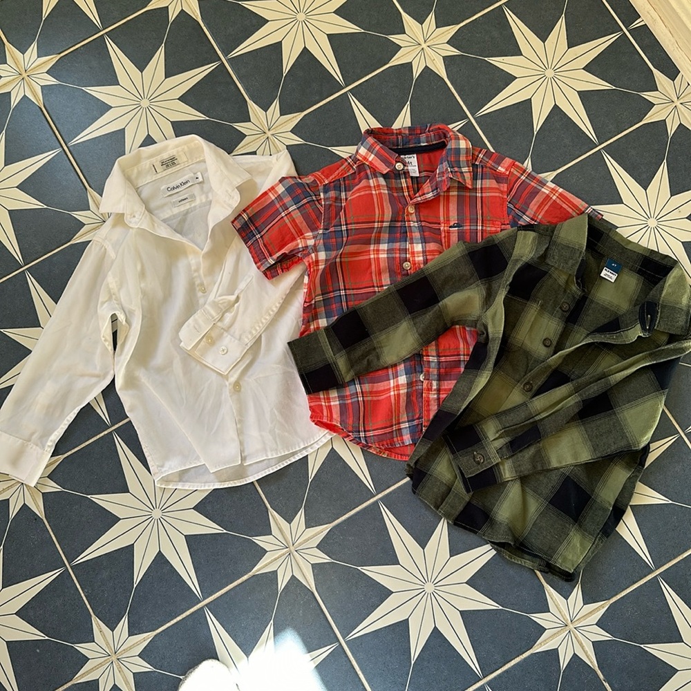 Boys button down shirts- bundle